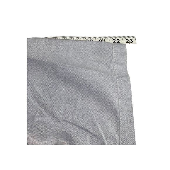 Ralph Lauren Blaire Shirt Men Large Gray/Blue Classic Pleated Button-Down Pony - Picture 10 of 10